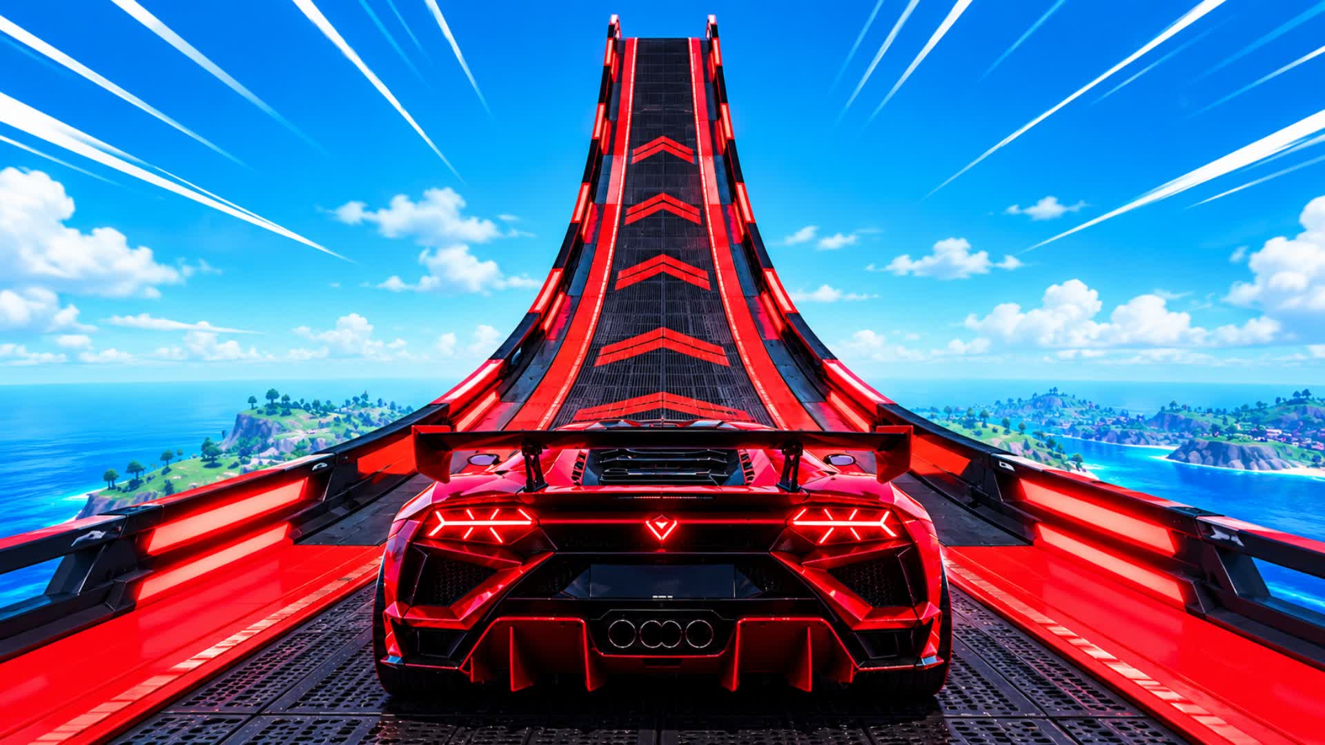 Little Racers' Ramp - CAR GAME — Fortnite Creative map