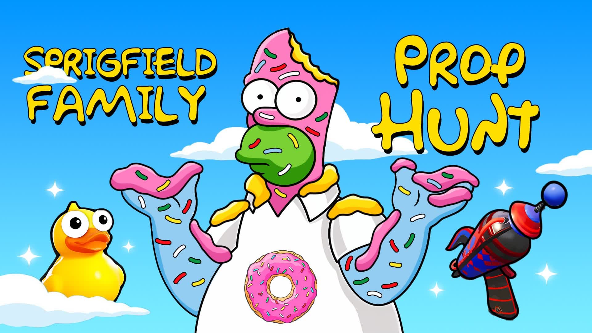🏠SPRINGFIELD FAMILY - PROP HUNT — Fortnite Creative map