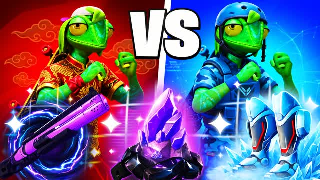 BATTLE RED VS BLUE🔴RVB🔵الاحمر والازرق — Fortnite Creative map