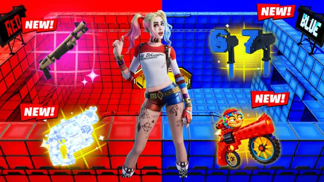 RED VS BLUE OMG π΄π΅ β Fortnite Creative map