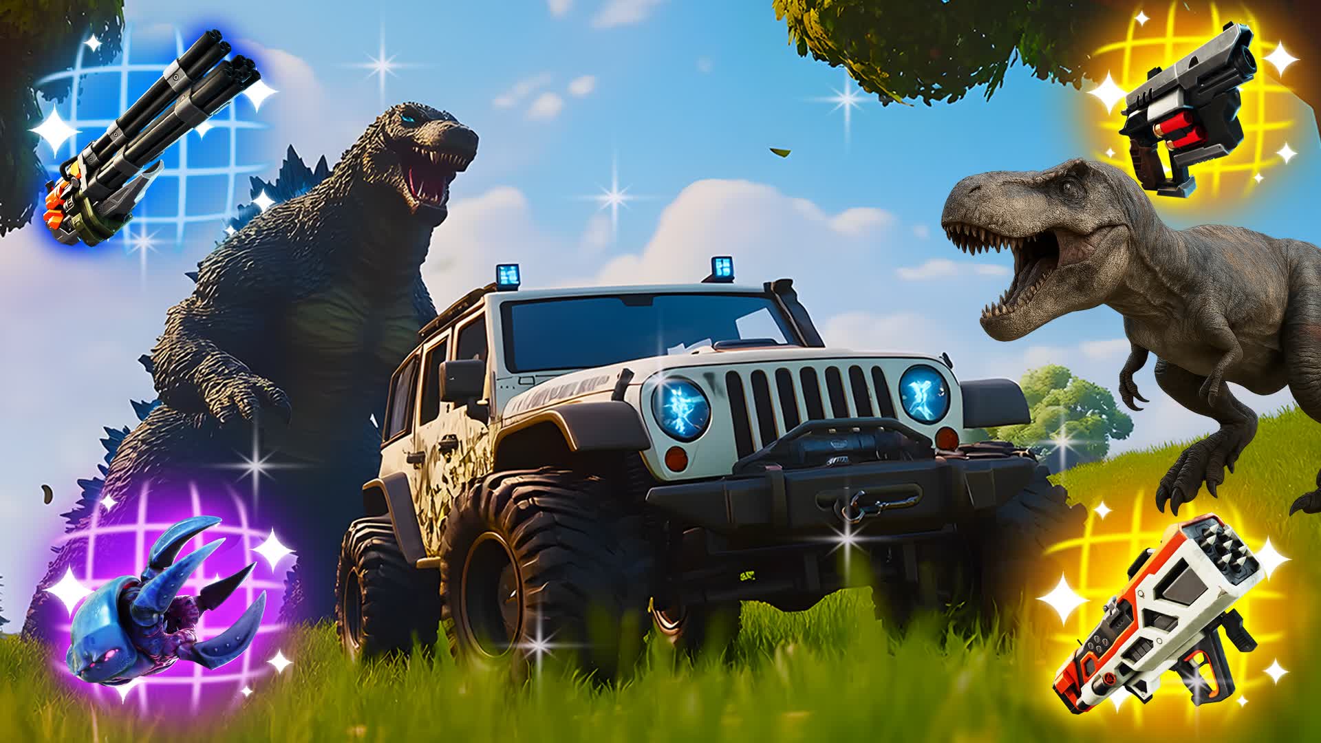 MONSTER DRIVE — Fortnite Creative map