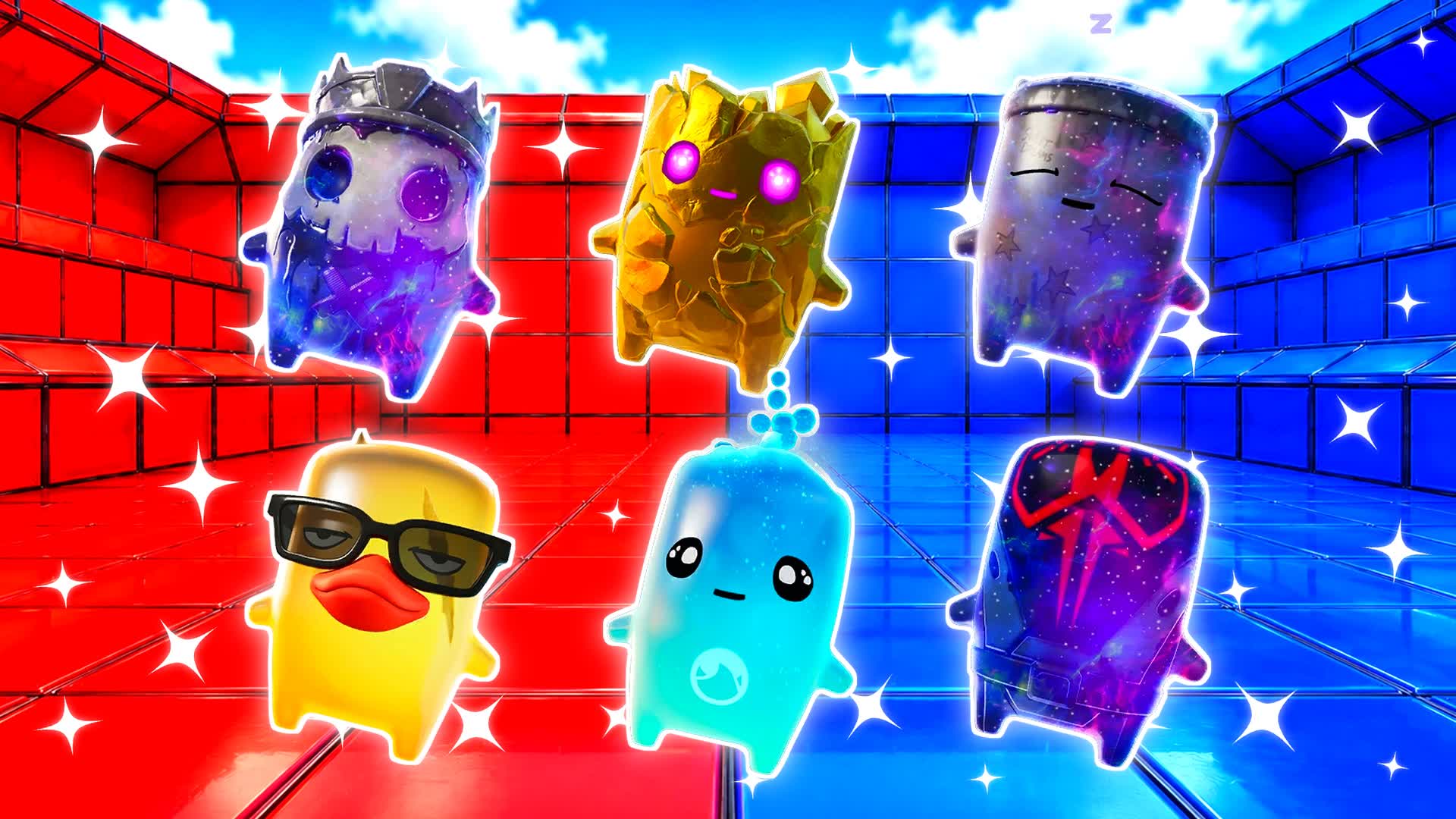 RED VS BLUE BRIGHT INSTINCT π΄π΅ β Fortnite Creative map