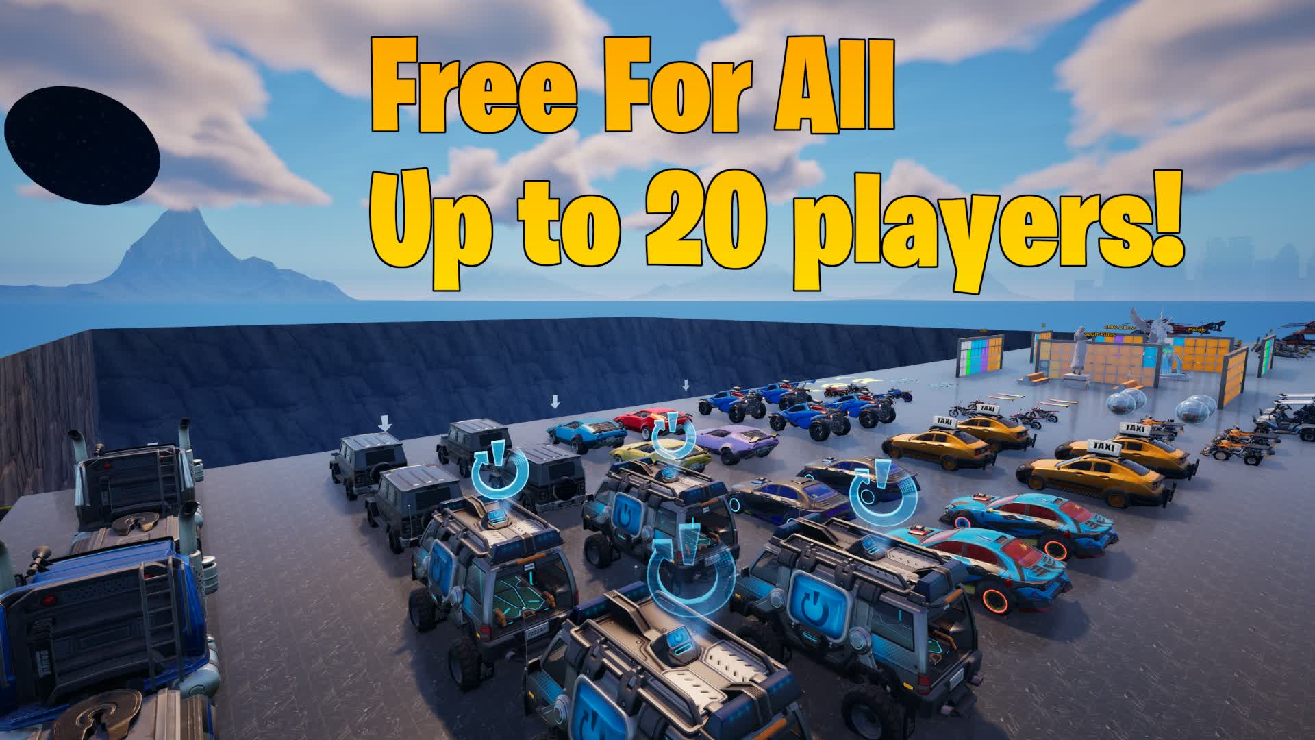 Free For All with every Gun โ Fortnite Creative map