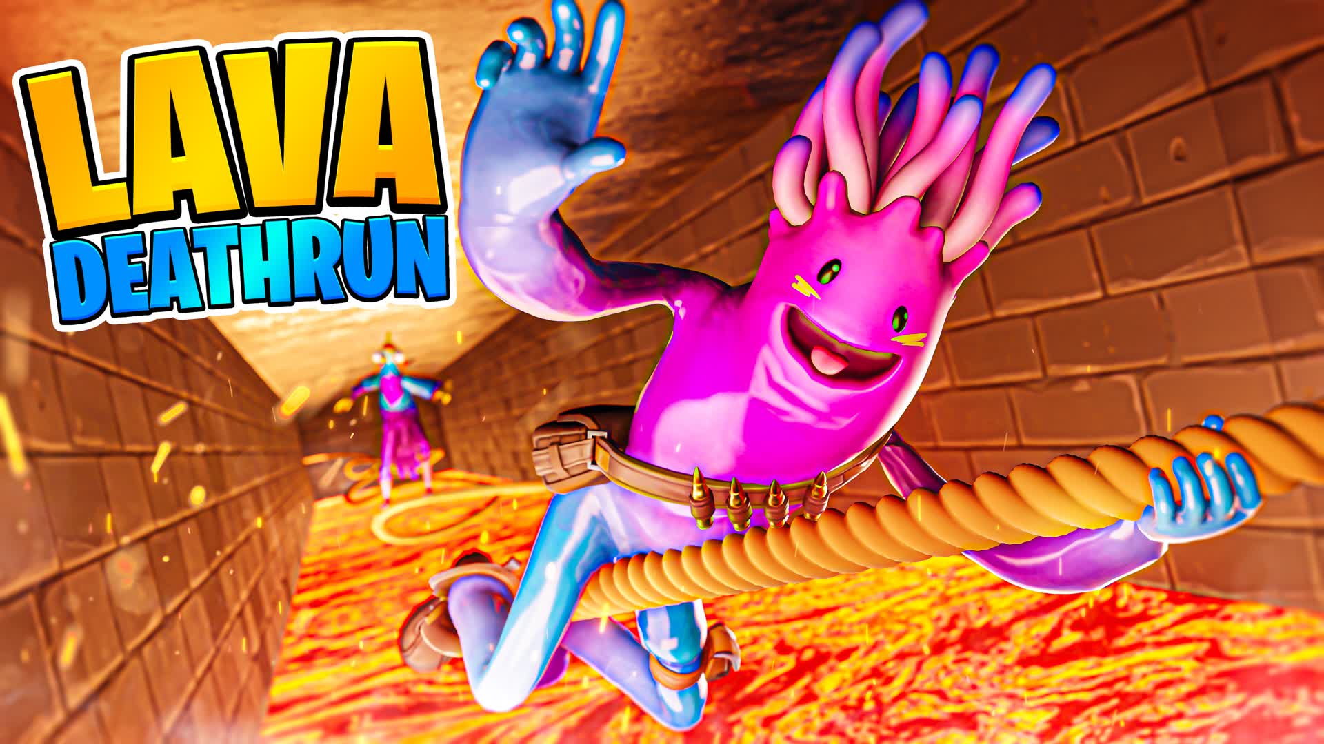 🌋Lava Deathrun🌋 — Fortnite Creative map