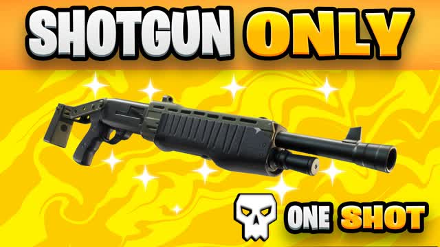 ✨BACKROOMS SHOTGUN ONLY 🎯ONE SHOT — Fortnite Creative map