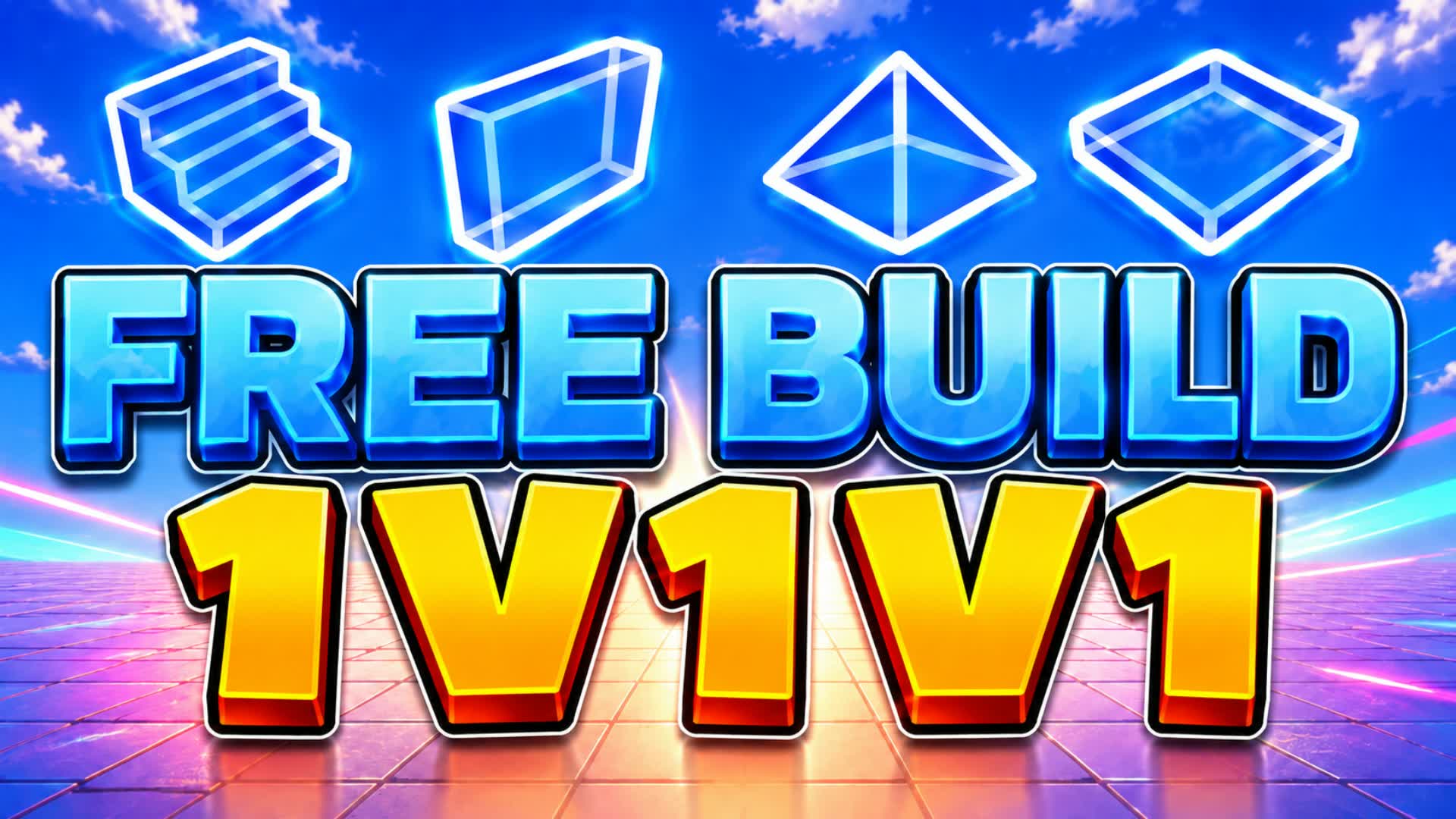FREE BUILD 1V1V1 FFA π« β Fortnite Creative map