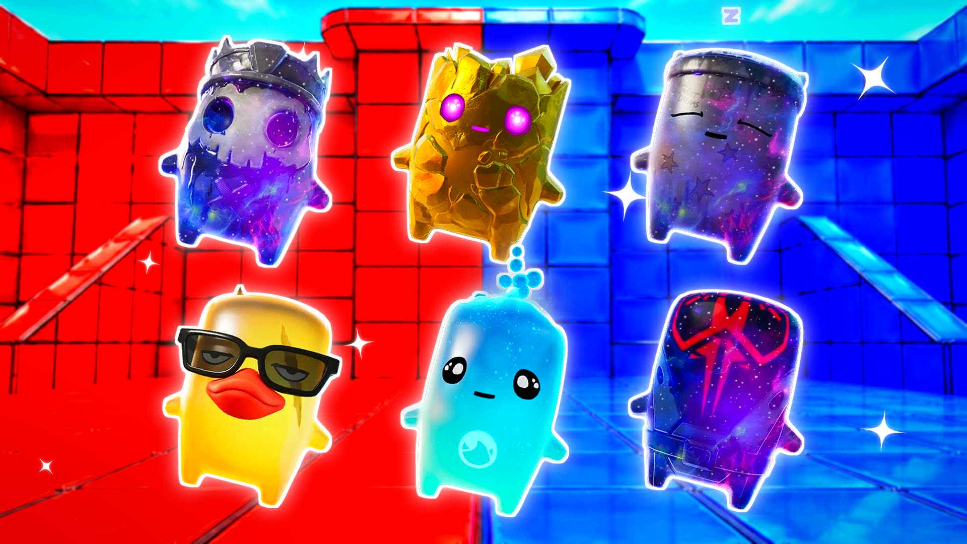 RED VS BLUE MASKED TURN π΄π΅ β Fortnite Creative map
