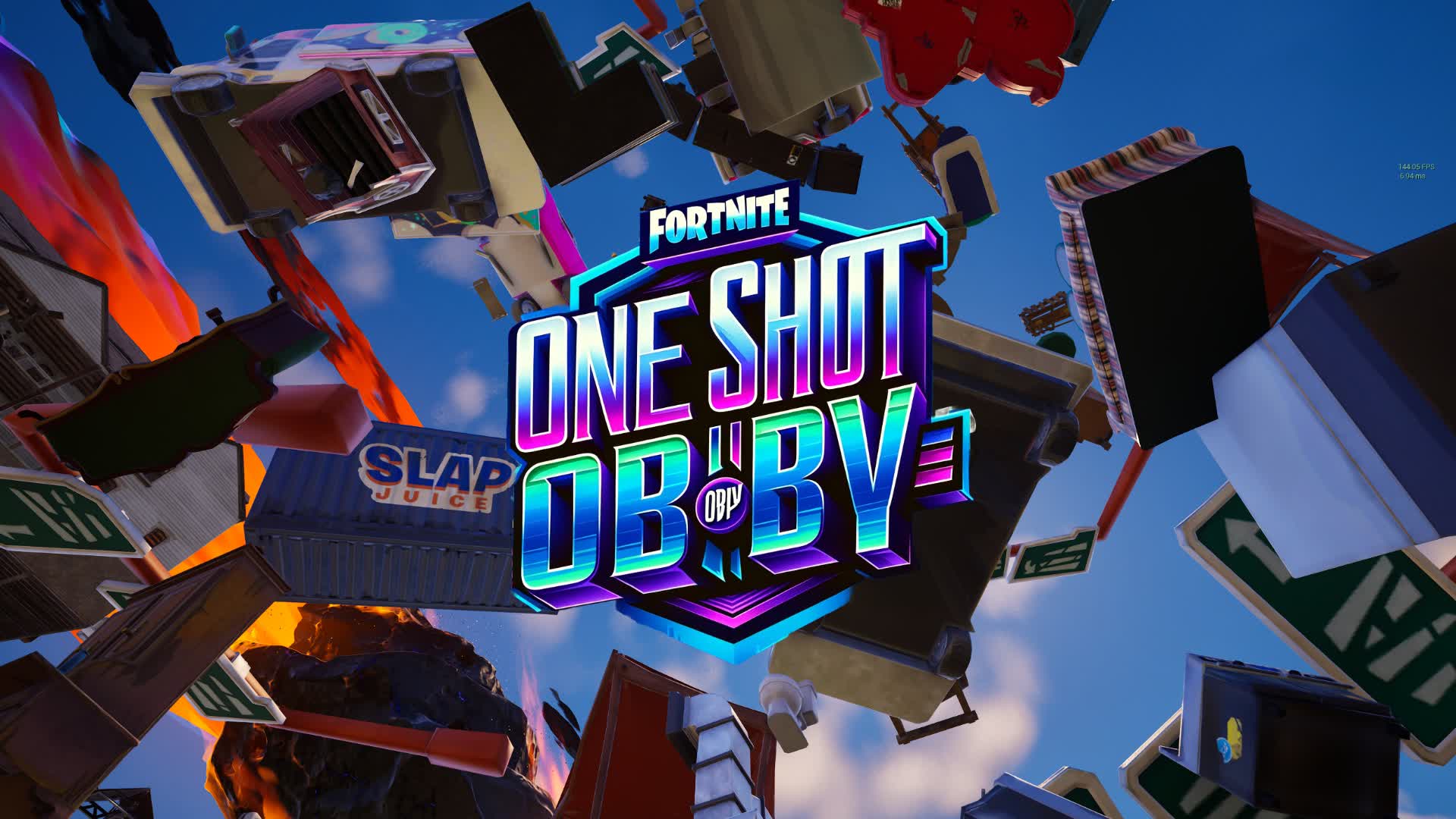 One Shot Obby🎯 — Fortnite Creative map