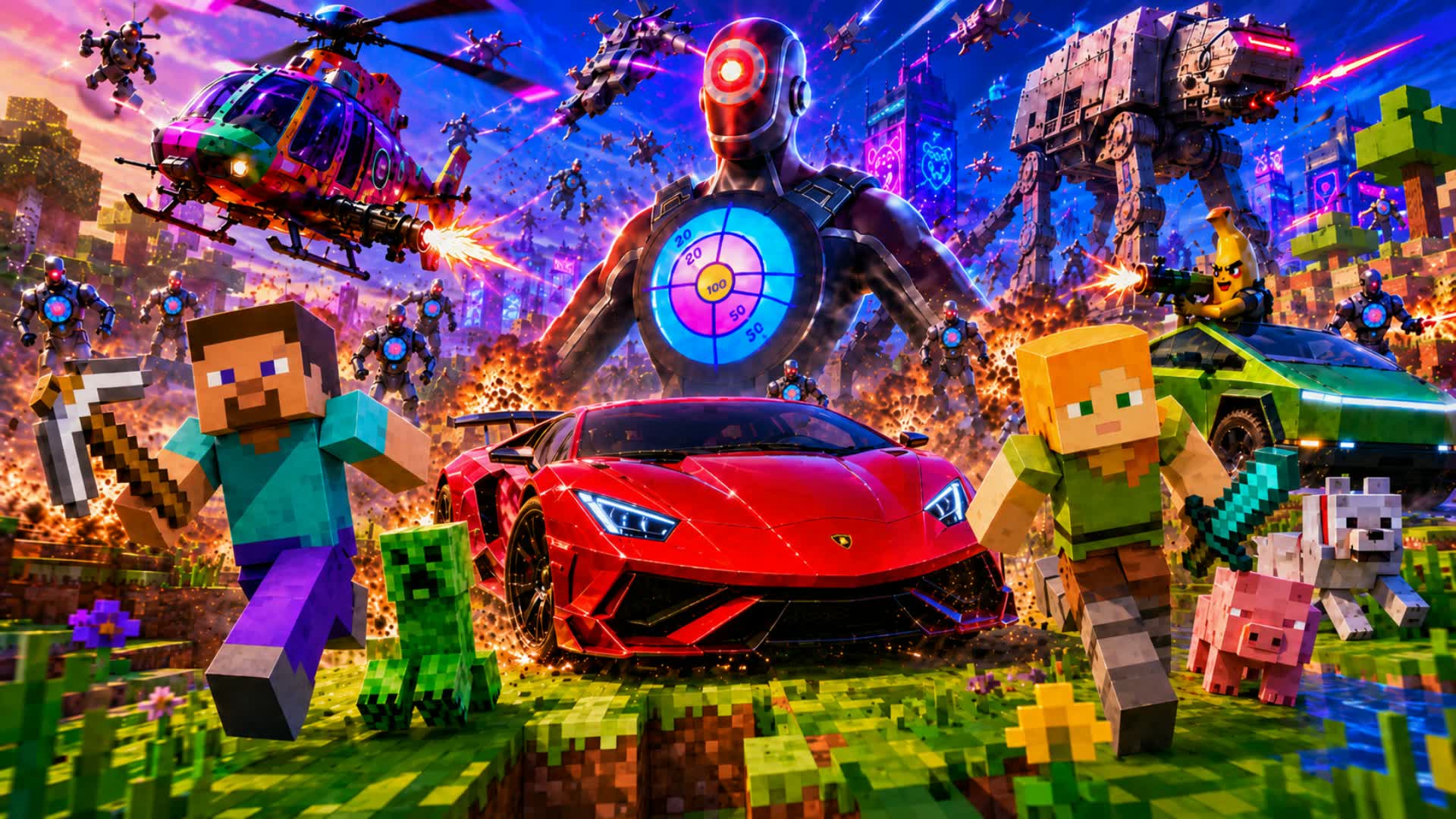99 BOTS π₯ MC β Fortnite Creative map