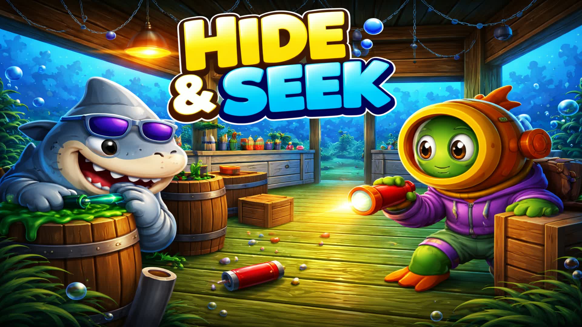 Underwater: Hide and Seek β Fortnite Creative map