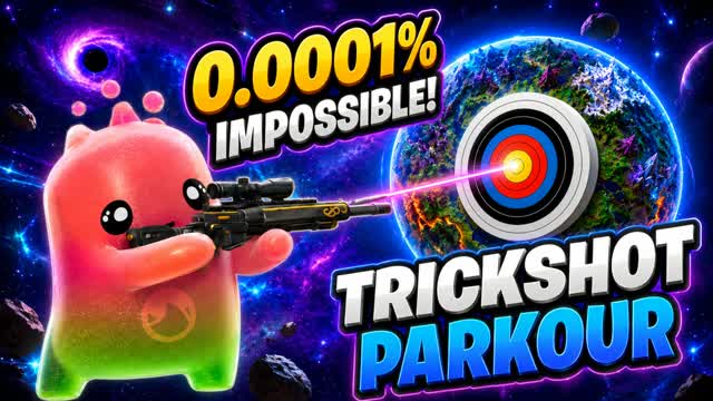 SUPER SLIME TRICKSHOT PARKOUR UNC β Fortnite Creative map