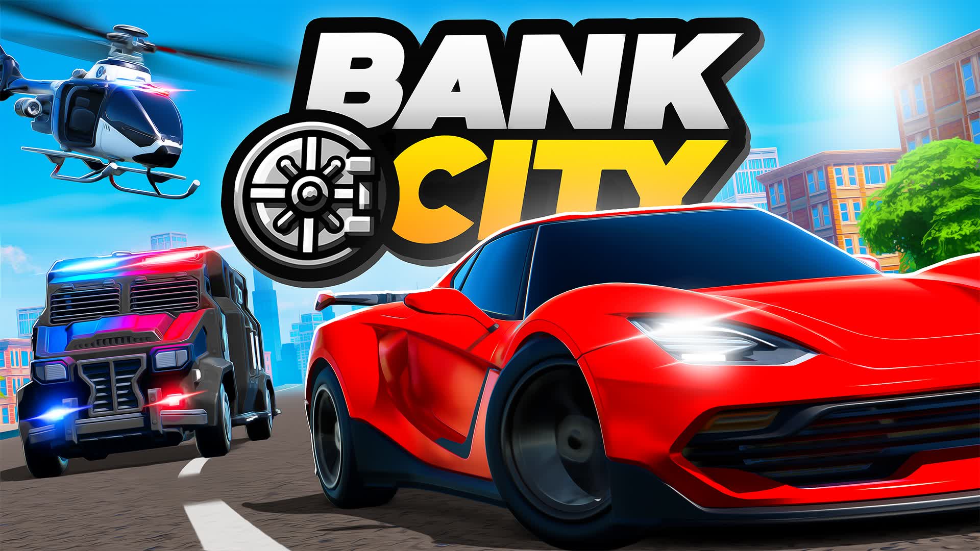 BANK CITY🚨 Drive FFA RP — Fortnite Creative map