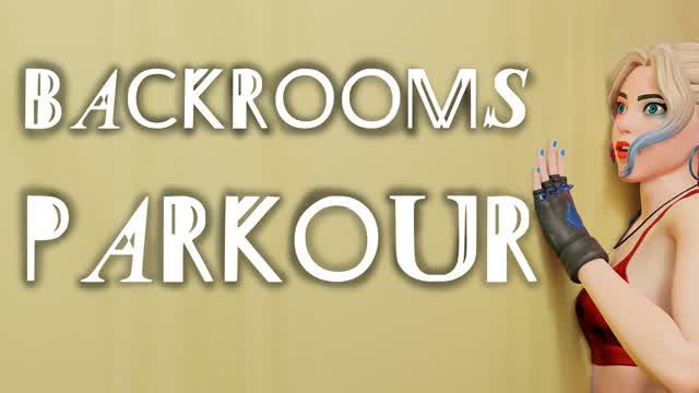 Backrooms Parkour — Fortnite Creative map