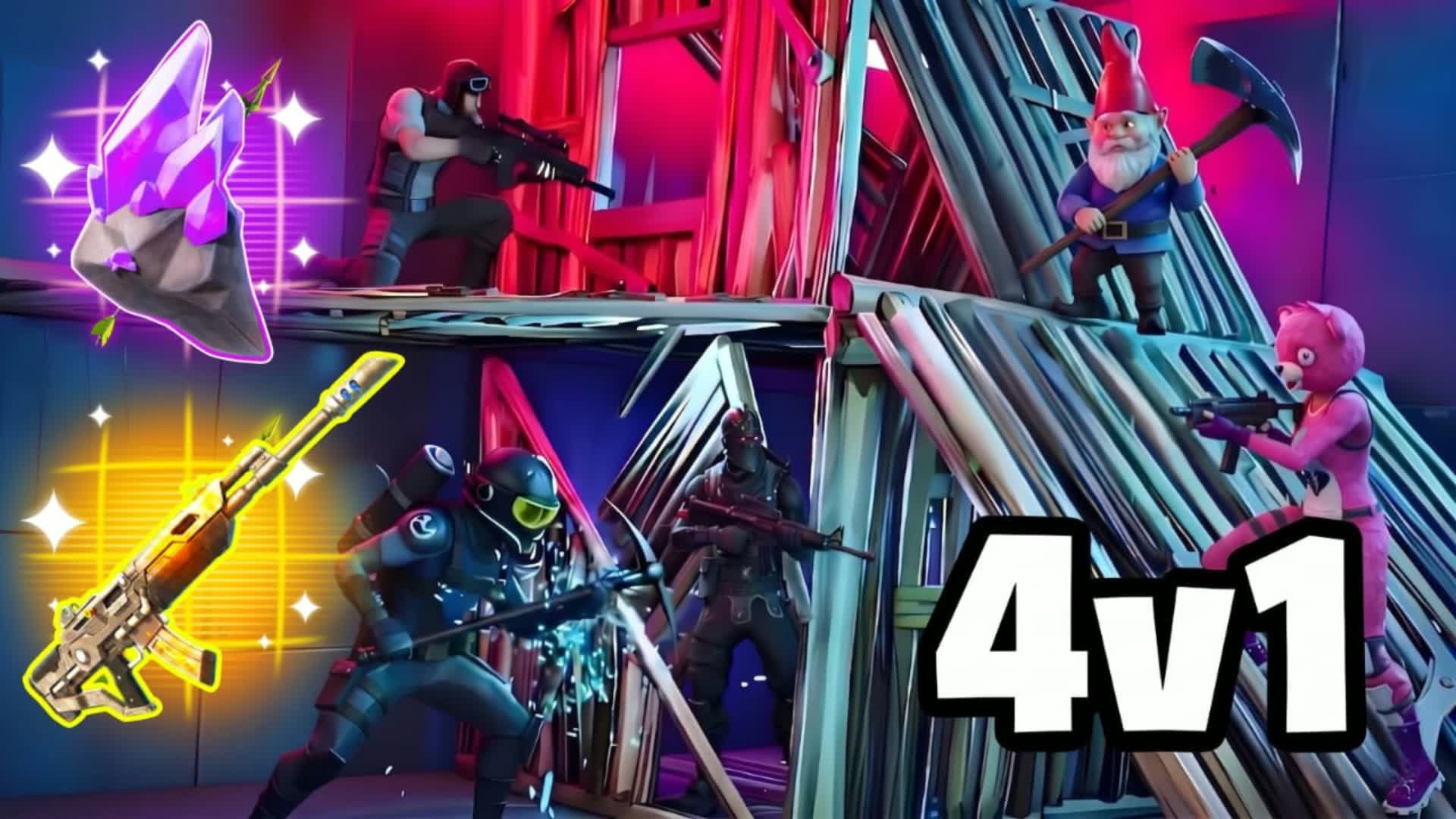 PIECE CONTROL 4V1 💥DRO — Fortnite Creative map