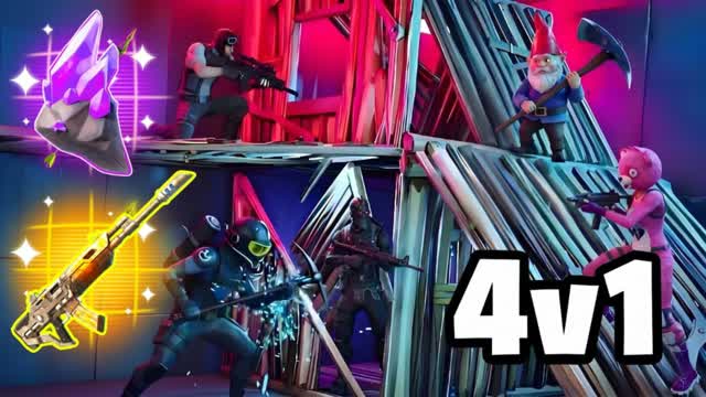PIECE CONTROL 4V1 💥DRO — Fortnite Creative map