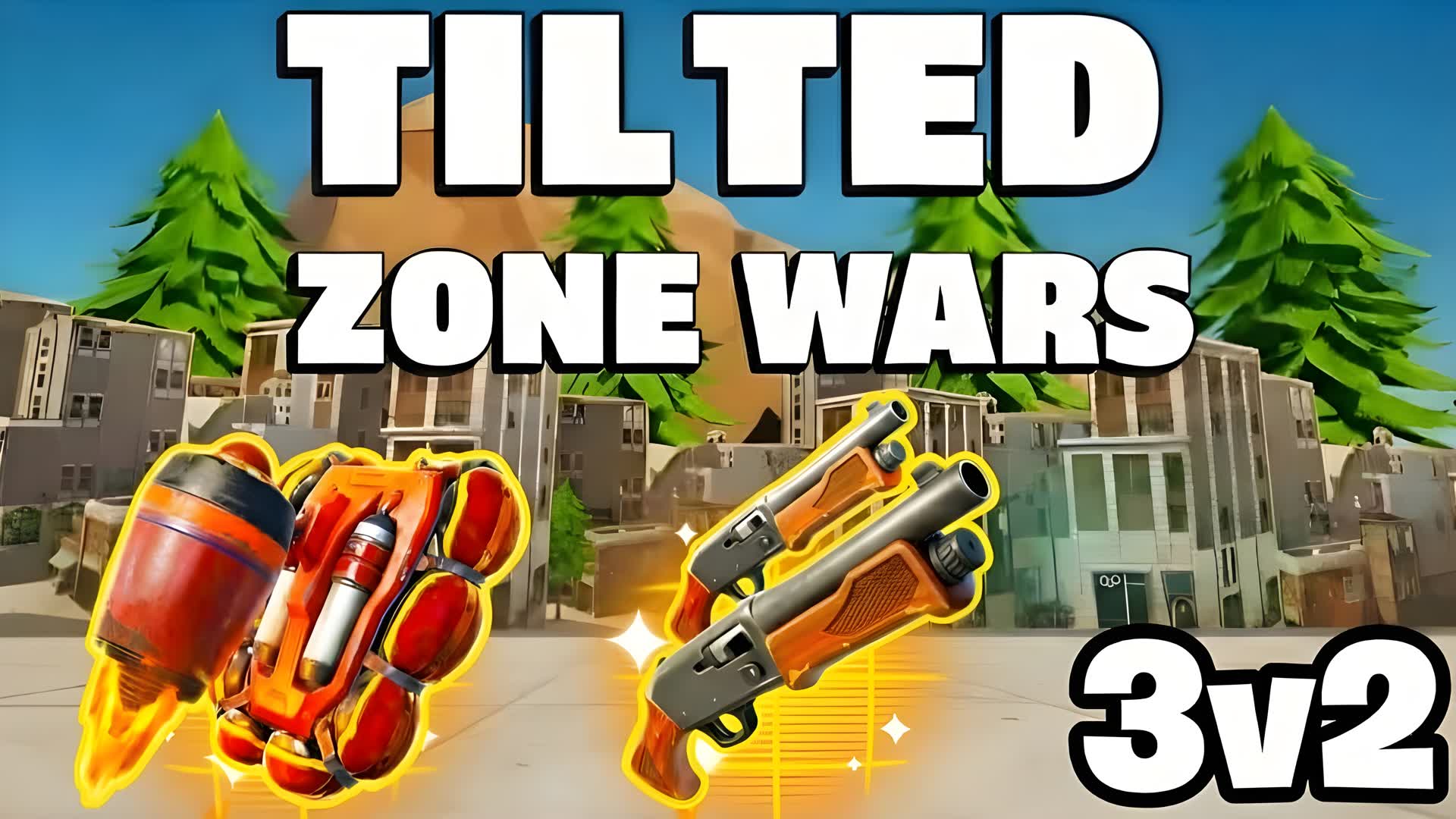TILTED ZONE WARS 3V2 — Fortnite Creative map