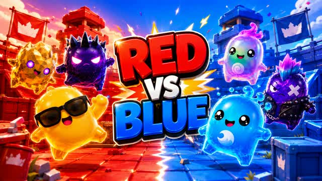CHAOS RED vs BLUE SUPER FUN TEAM π β Fortnite Creative map