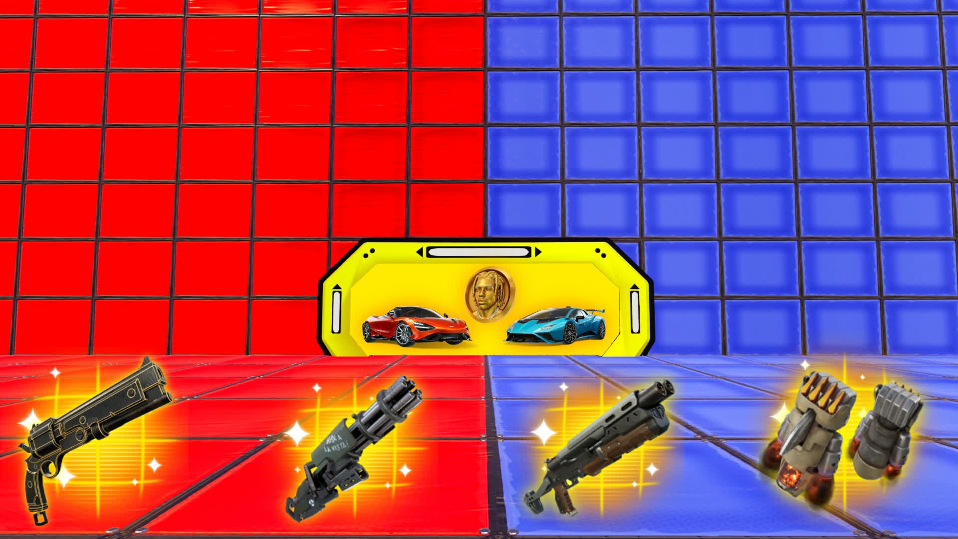 S-U-R RED VS BLUE β Fortnite Creative map