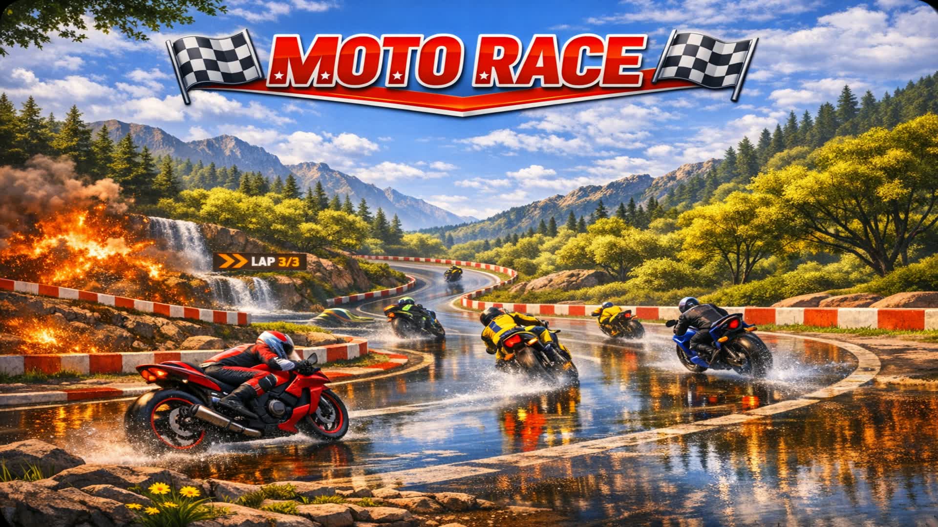 MOTO RACE π β Fortnite Creative map