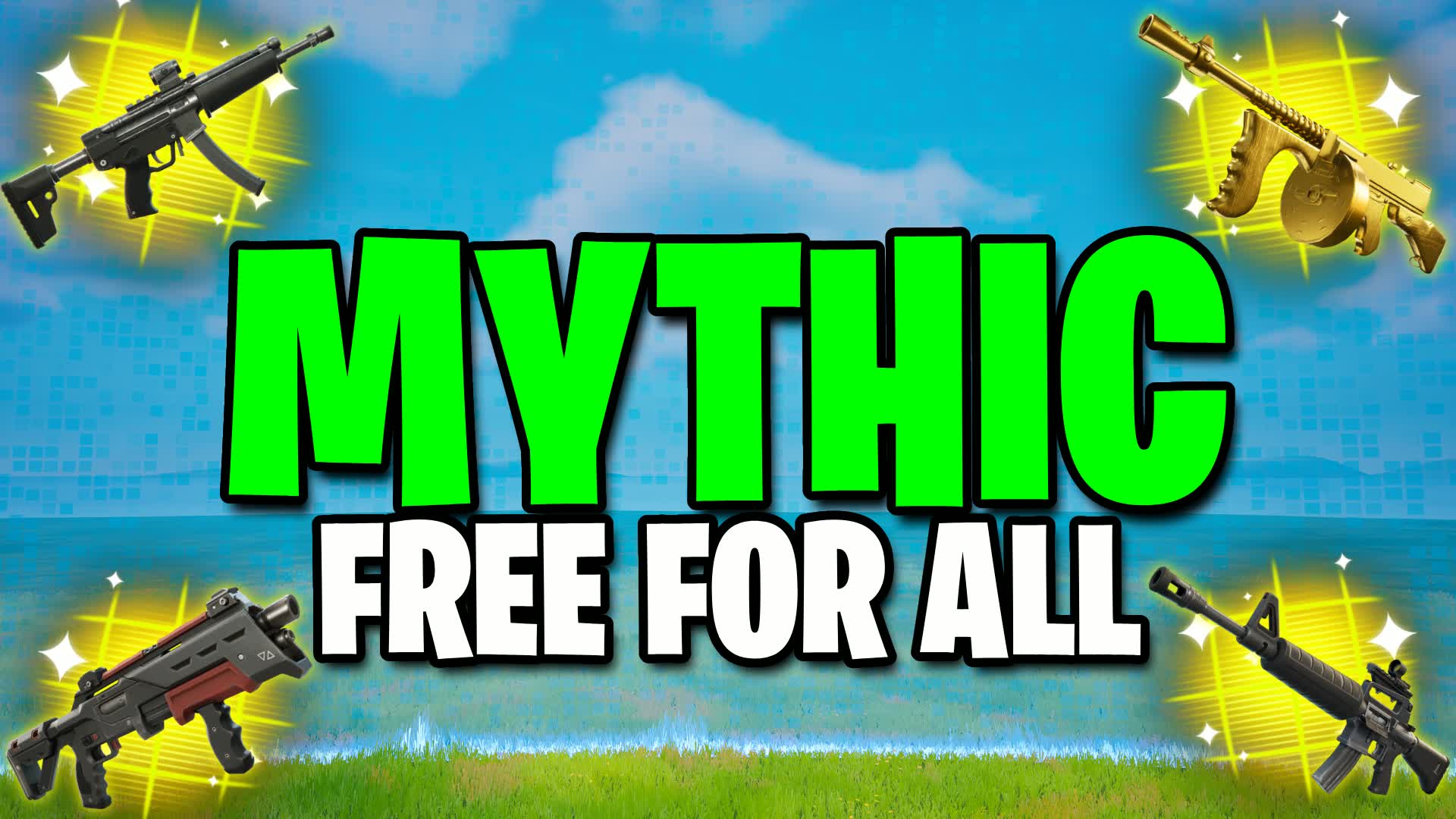Mythic Free For All 1v1 — Fortnite Creative map