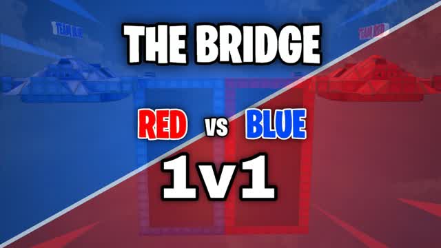 THE BRIDGE | RED vs Blue ๐ด๐ต 1v1 โ Fortnite Creative map