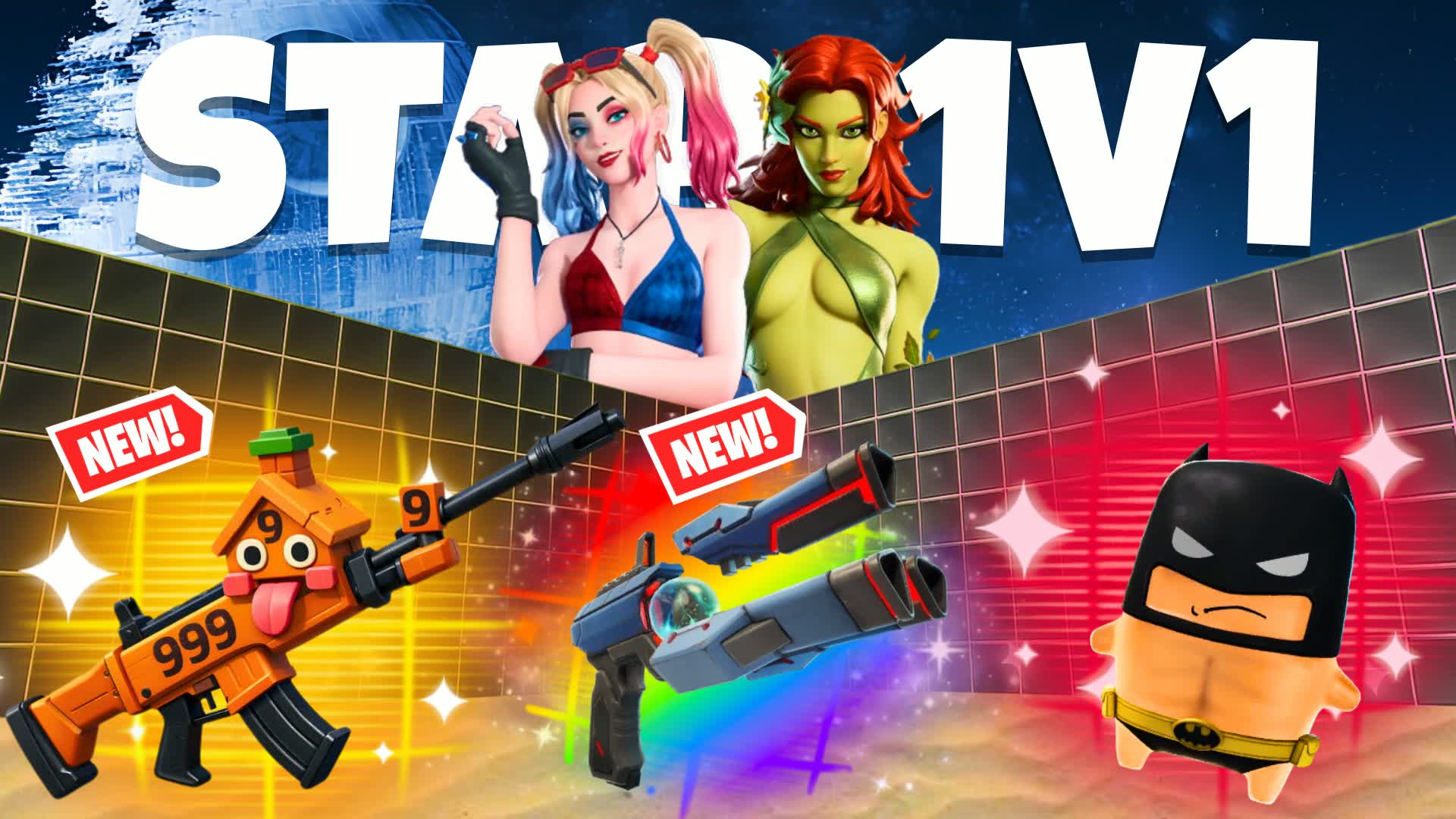 STAR 1V1 FFA ALL GUNS & CAR ARENA🎯 ⚔️ — Fortnite Creative map