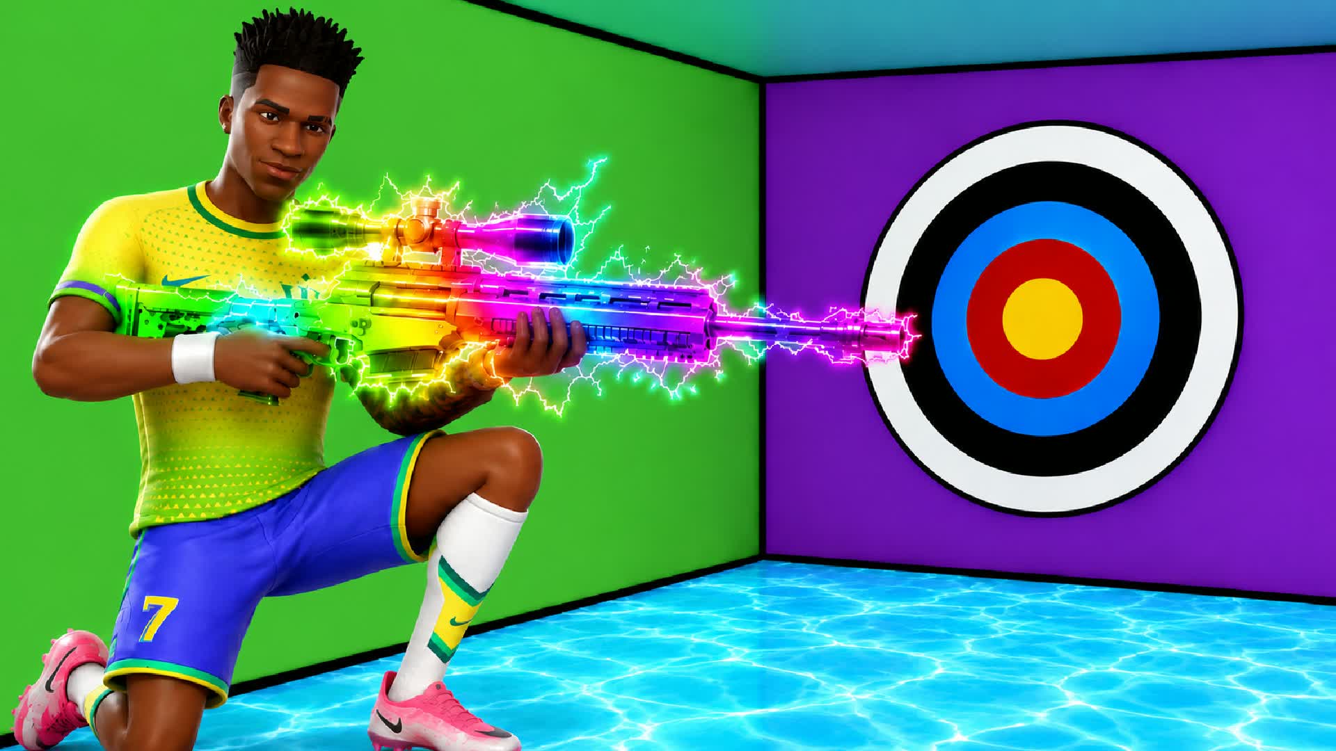 CRAZY TRICKSHOT PARKOUR VINI PRIMED UP — Fortnite Creative map