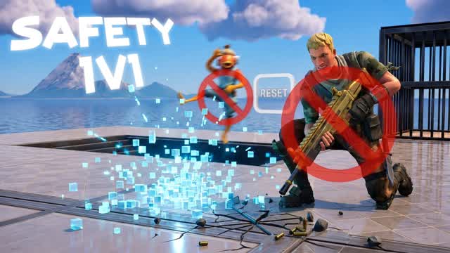 SAFETY 1V1🚫死体撃ち禁止1V1 — Fortnite Creative map