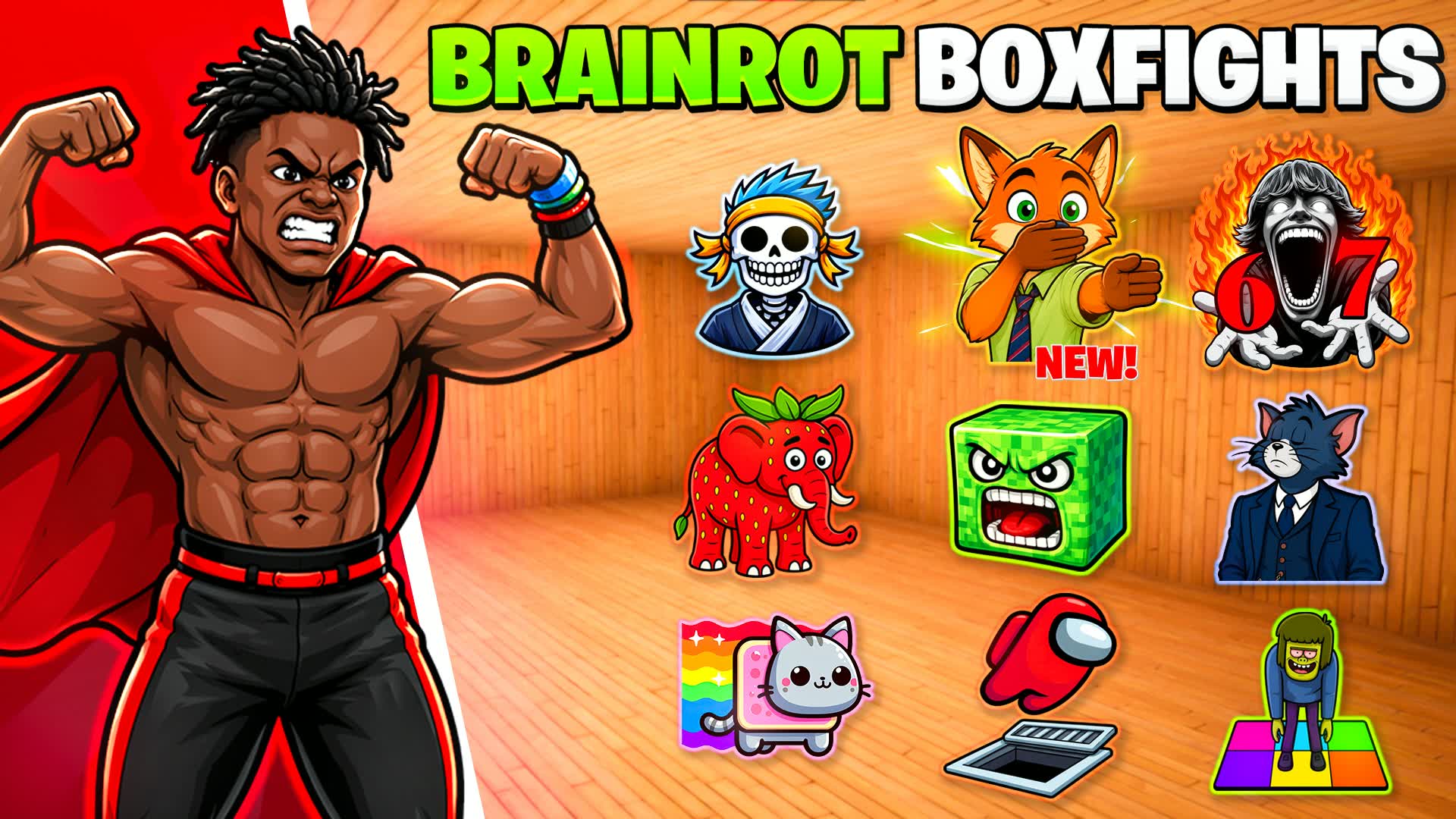 Brainrot Box Fights - PvP โ Fortnite Creative map