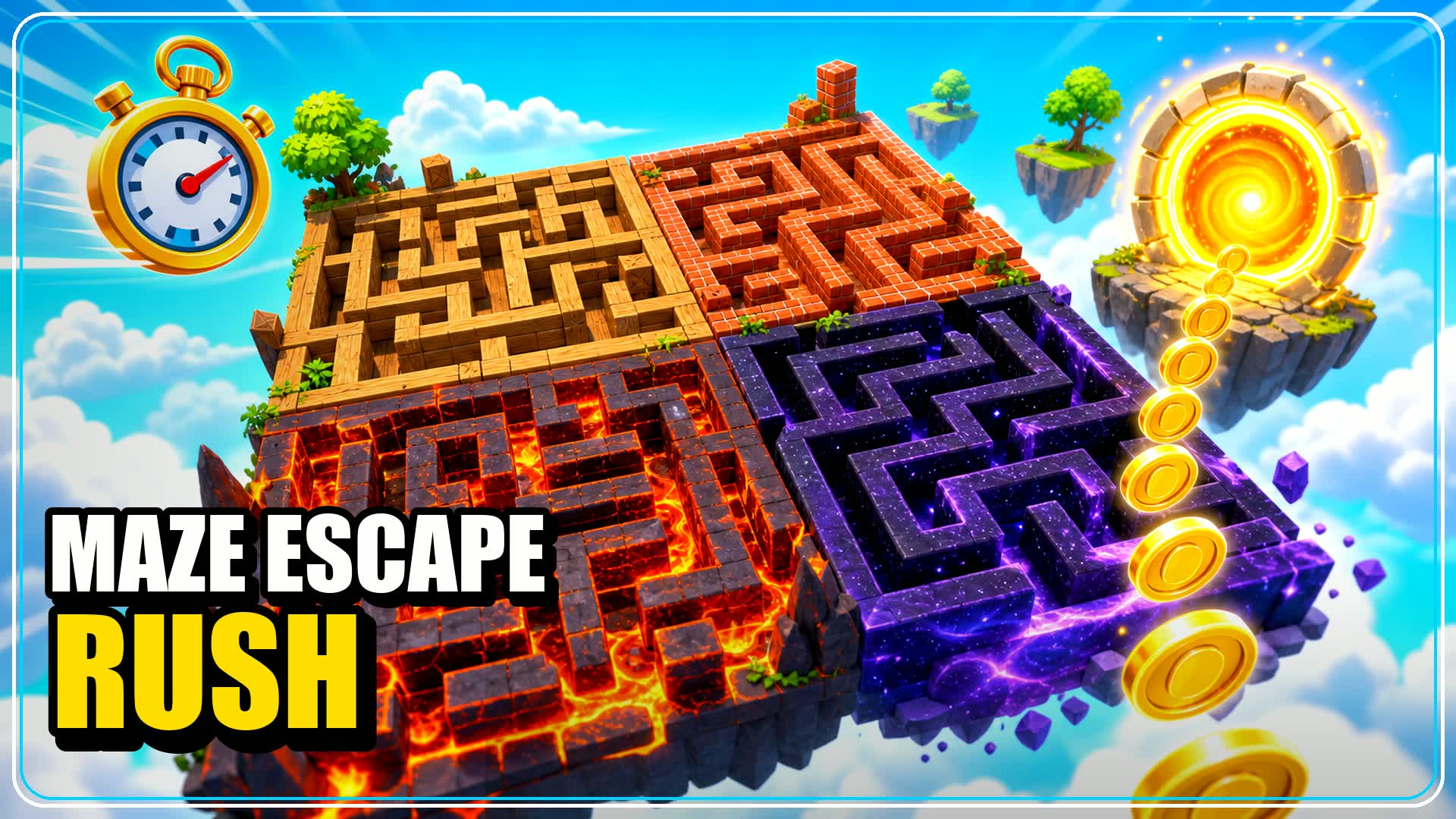 Maze Escape: Rush — Fortnite Creative map