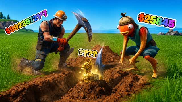 DIG FOR LOOT! βοΈπ β Fortnite Creative map