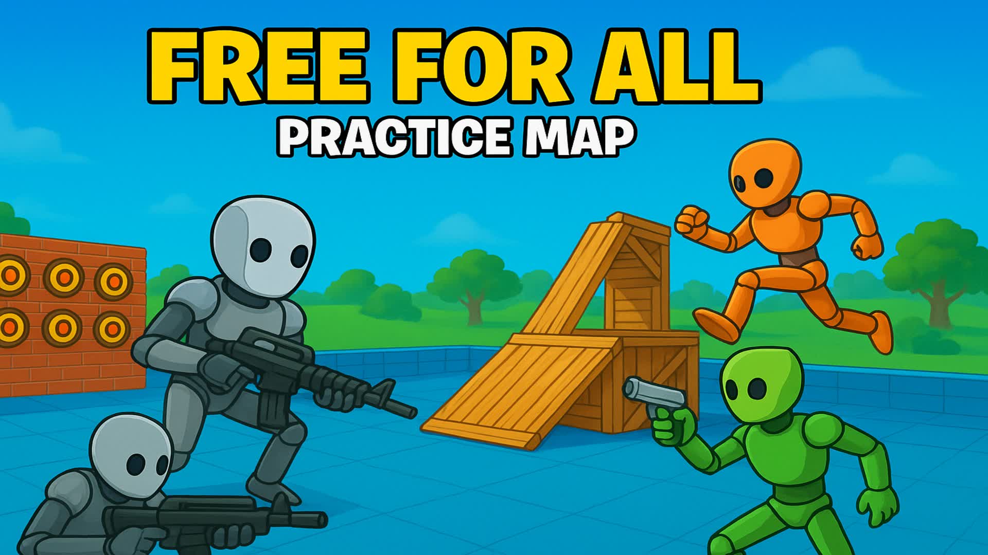 1v1 Free for all Practice Map — Fortnite Creative map