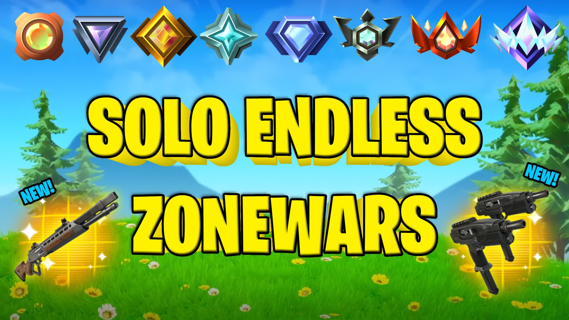๐SOLO ENDLESS ZONE WARS๐ โ Fortnite Creative map
