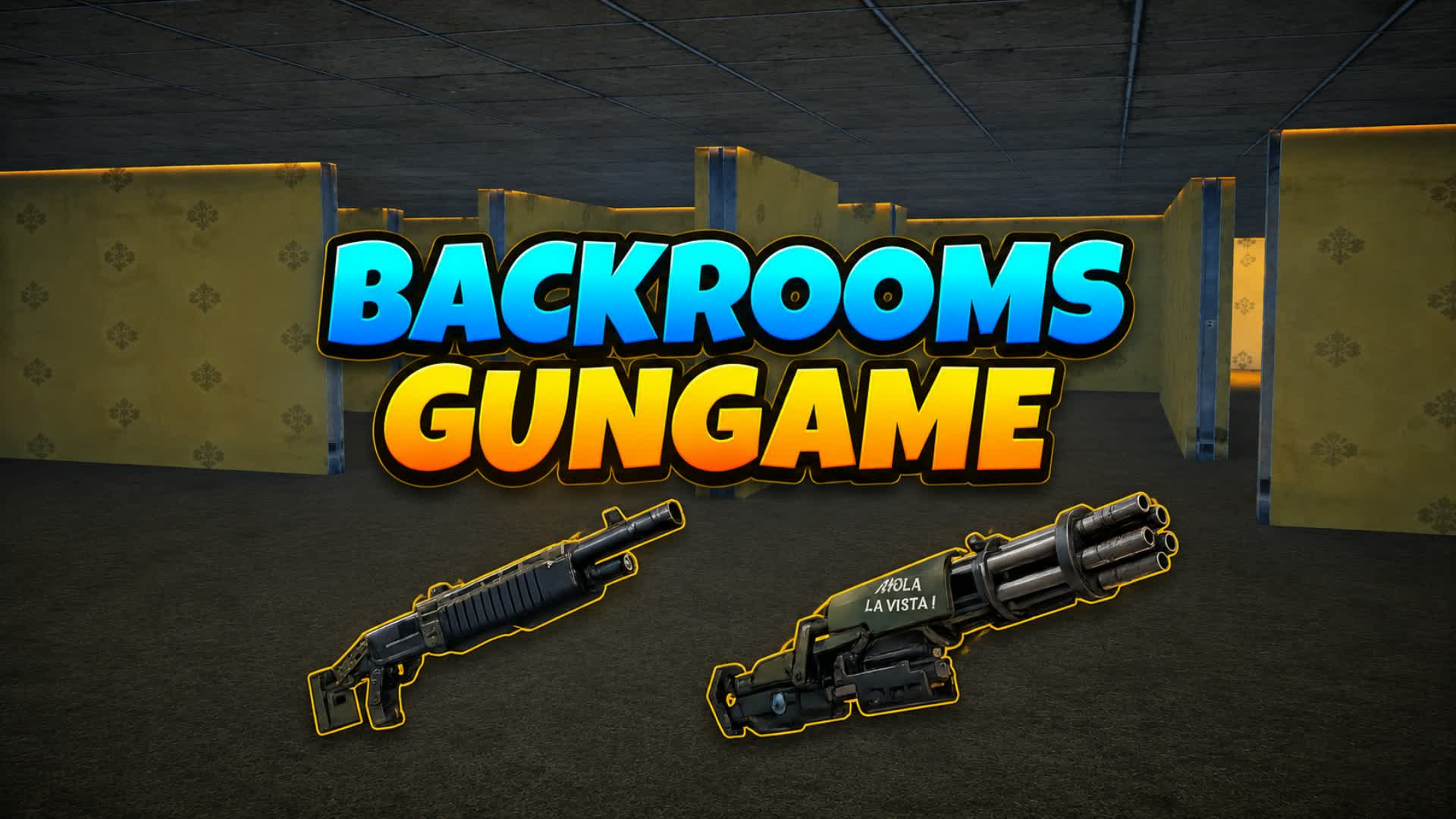 BACKROOMS GUNGAME — Fortnite Creative map