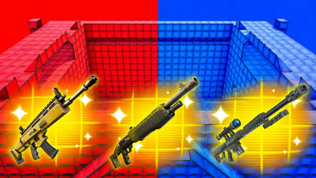 ROJO VS AZUL A — Fortnite Creative map