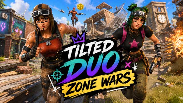 DUO TILTED ZONE WARS | ALL WEAPONS — Fortnite Creative map