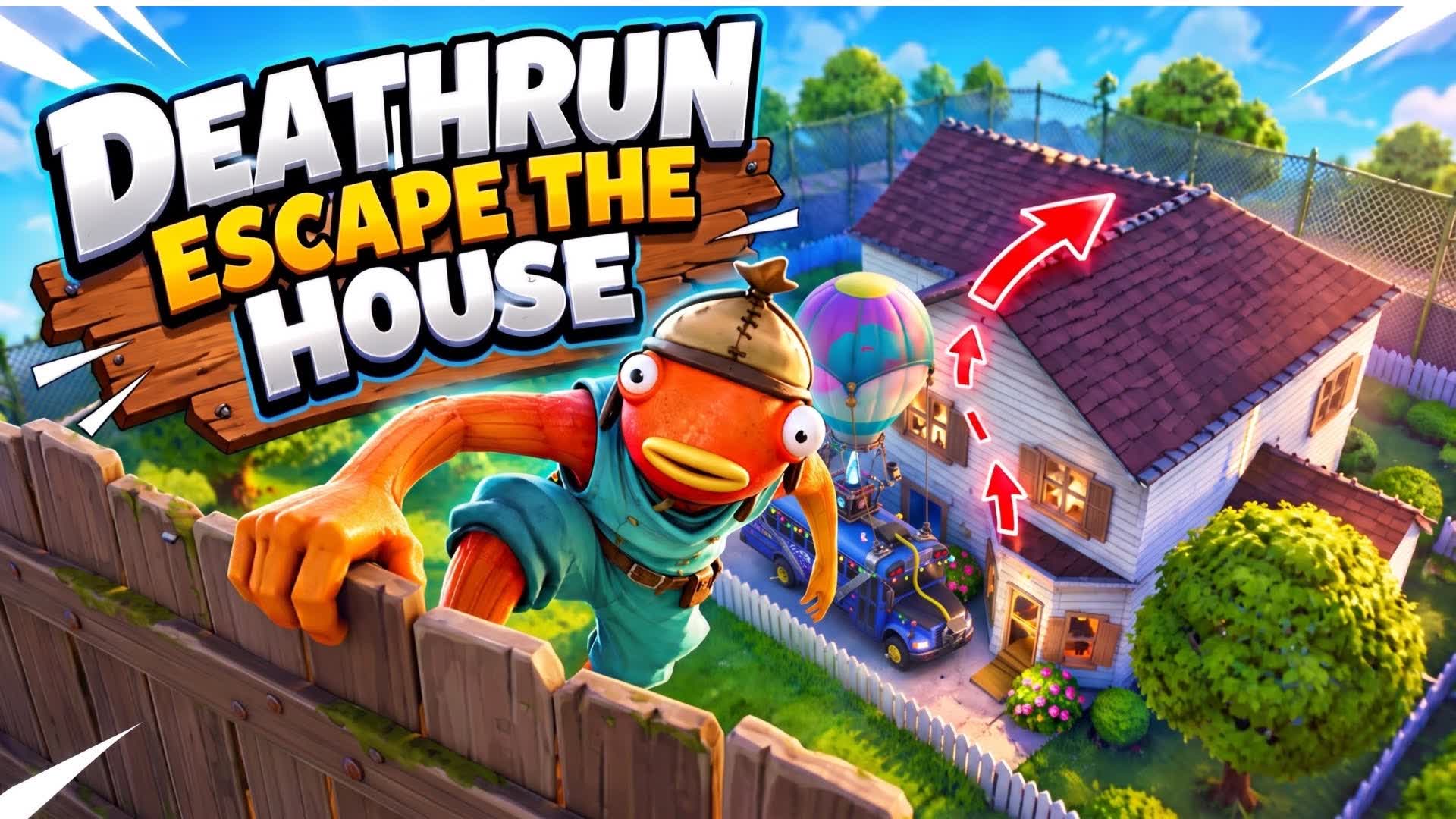 Deathrun Escape the house — Fortnite Creative map