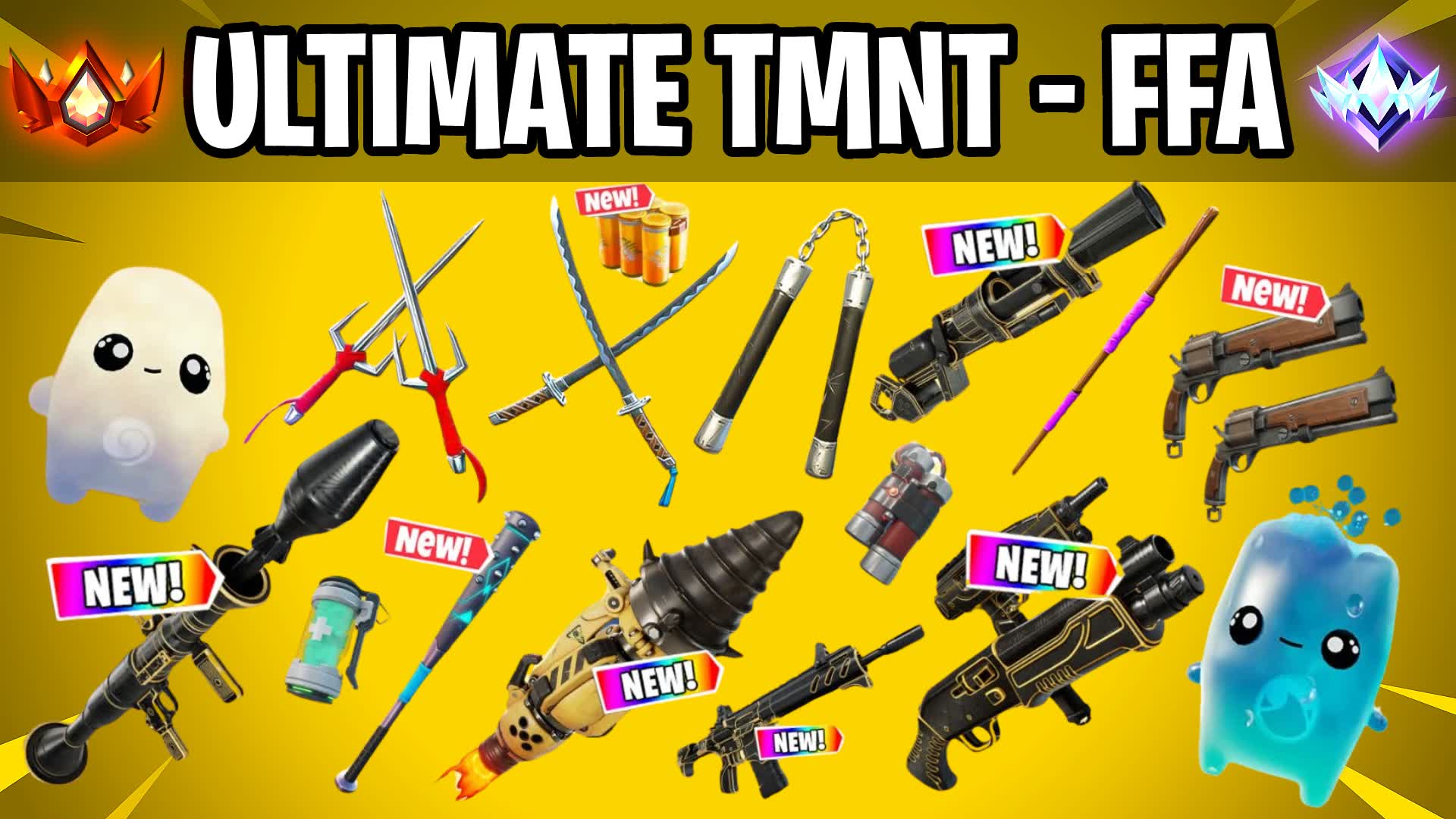 ULTIMATE TMNT FFA π β Fortnite Creative map