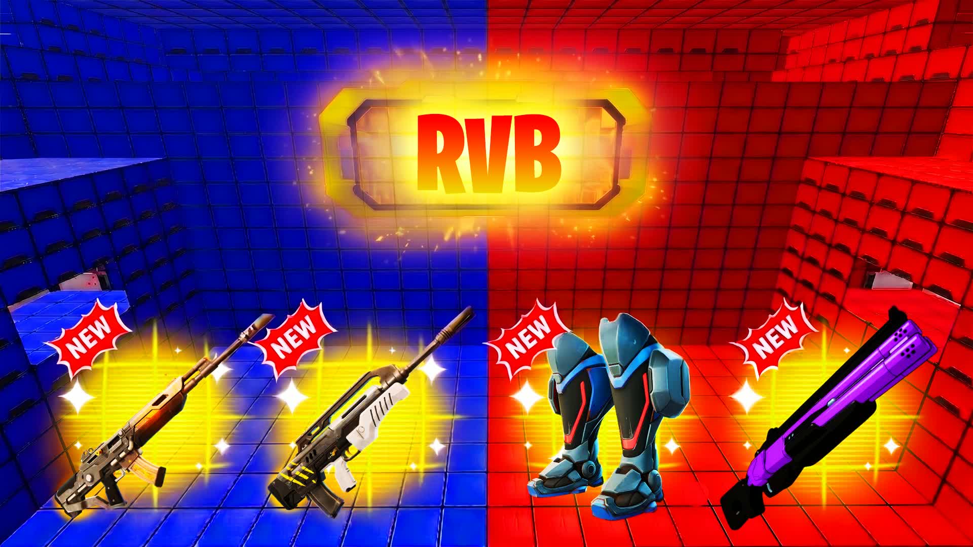 RED VS BLUE🔵RVB67🔴 — Fortnite Creative map