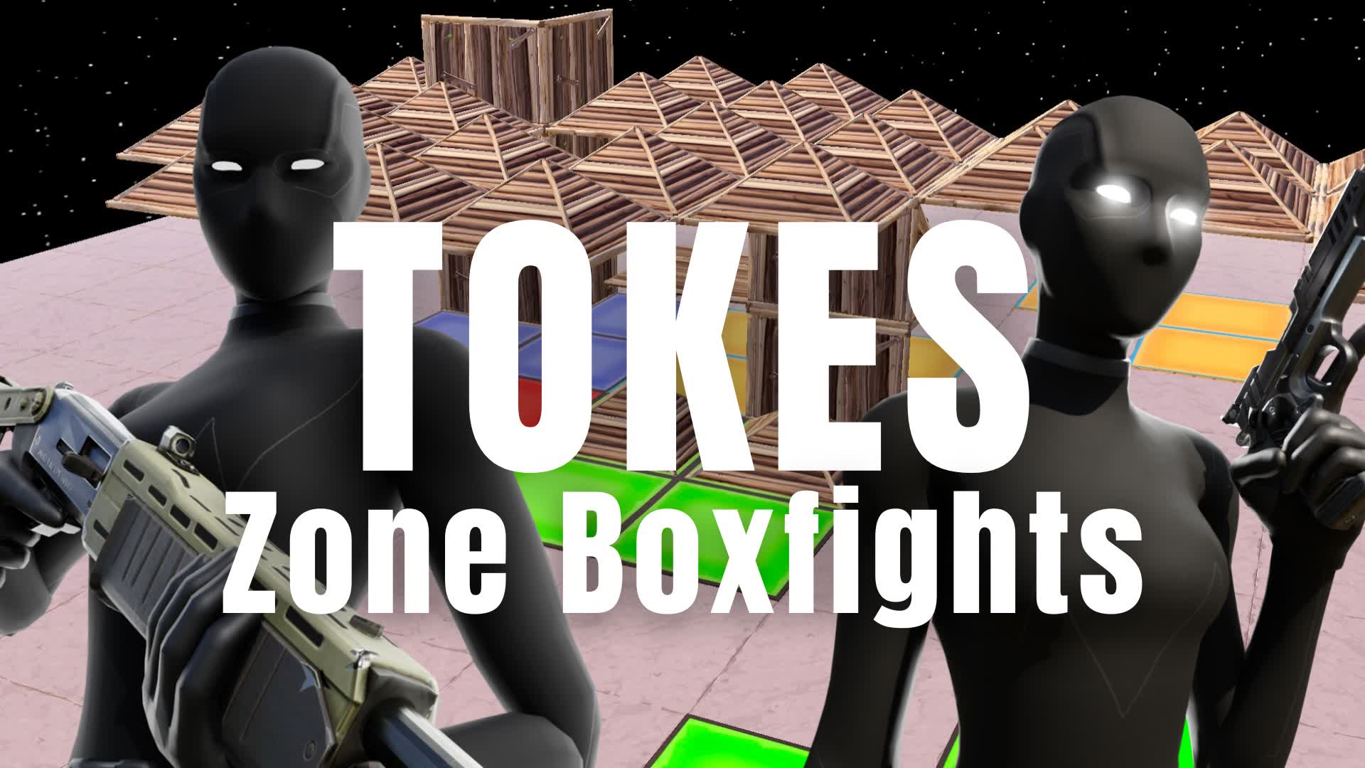 Tokes Moving Zone Box Fights | 1v1 4v4 — Fortnite Creative map