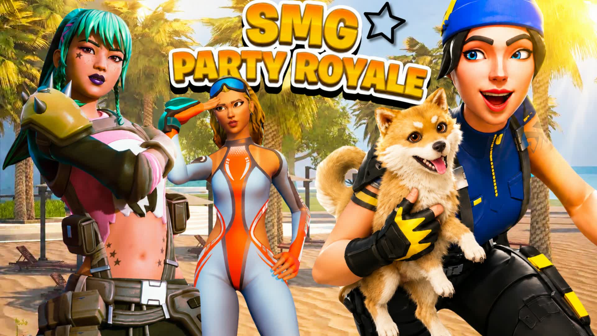 SMG Party Royal — Fortnite Creative map