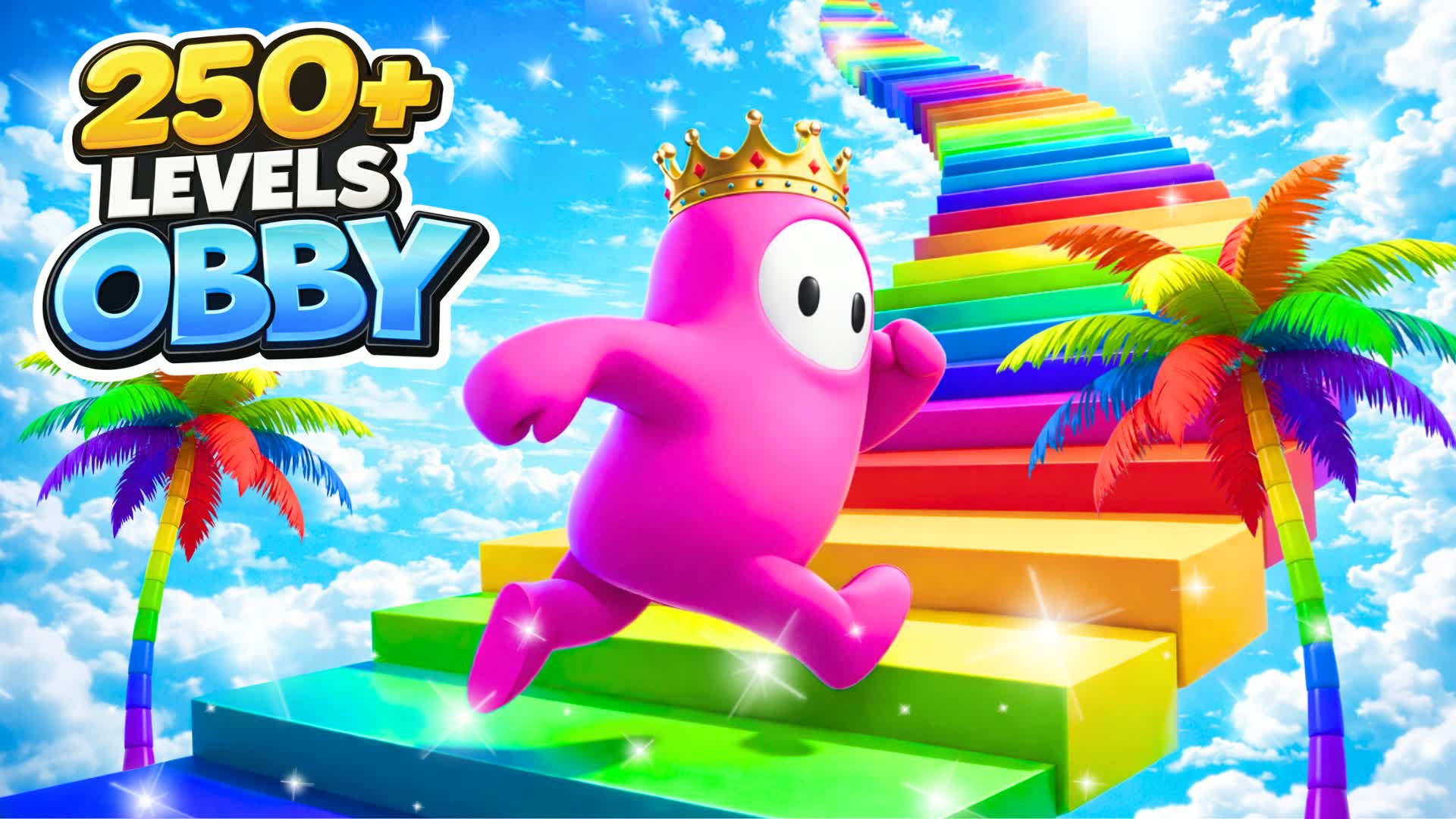 🌈OBBY PARKOUR / FALL GUYS🌈 — Fortnite Creative map