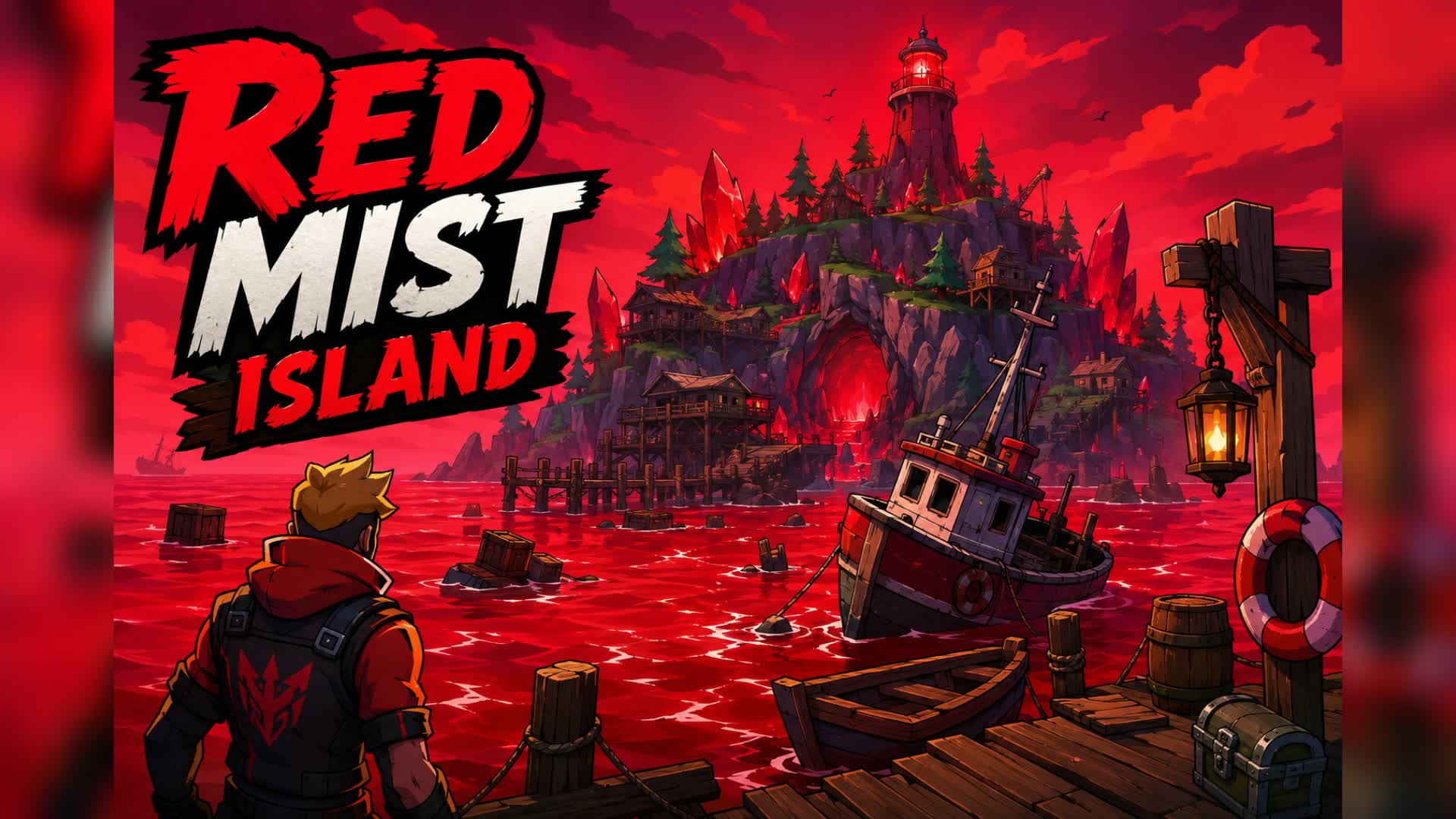 Red Mist Lake Battles — Fortnite Creative map