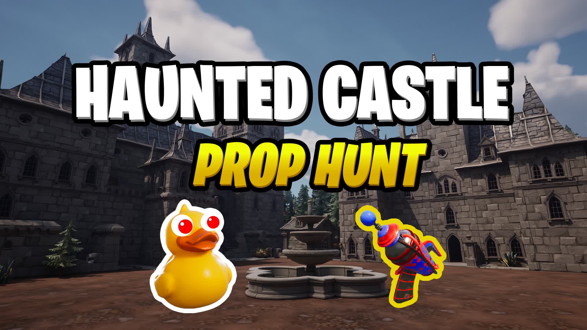 HAUNTED CASTLE PROP HUNT โ Fortnite Creative map