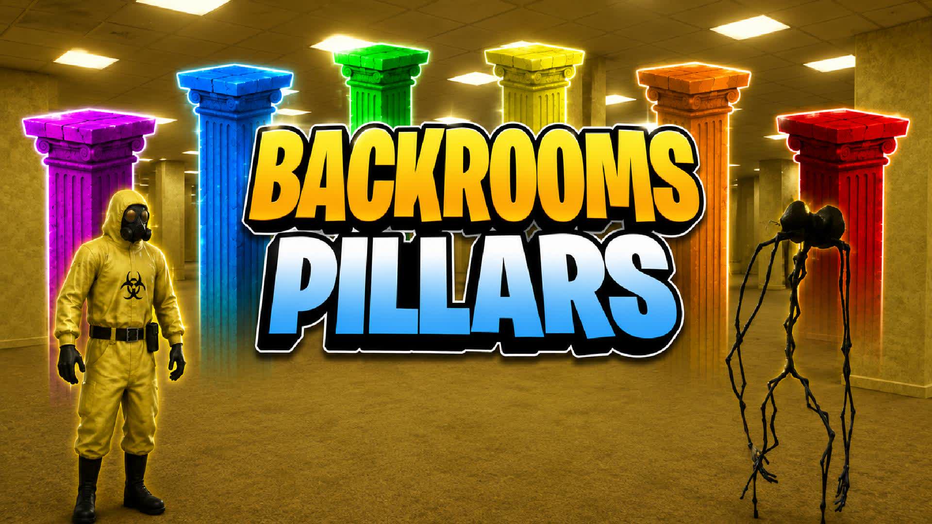 The Backrooms Pillars🔥 — Fortnite Creative map