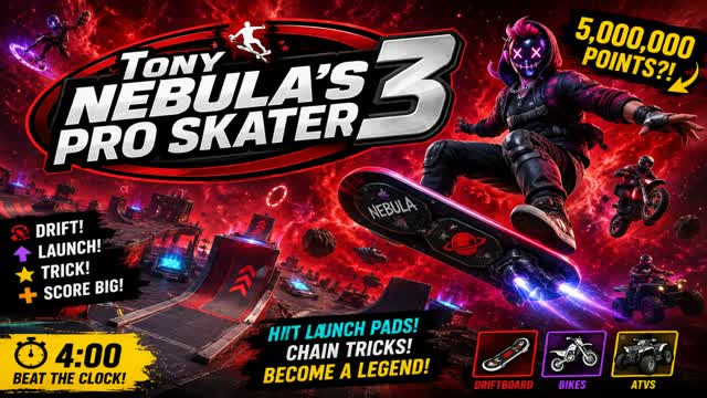 Tony Nebula's Pro Skater 3 — Fortnite Creative map