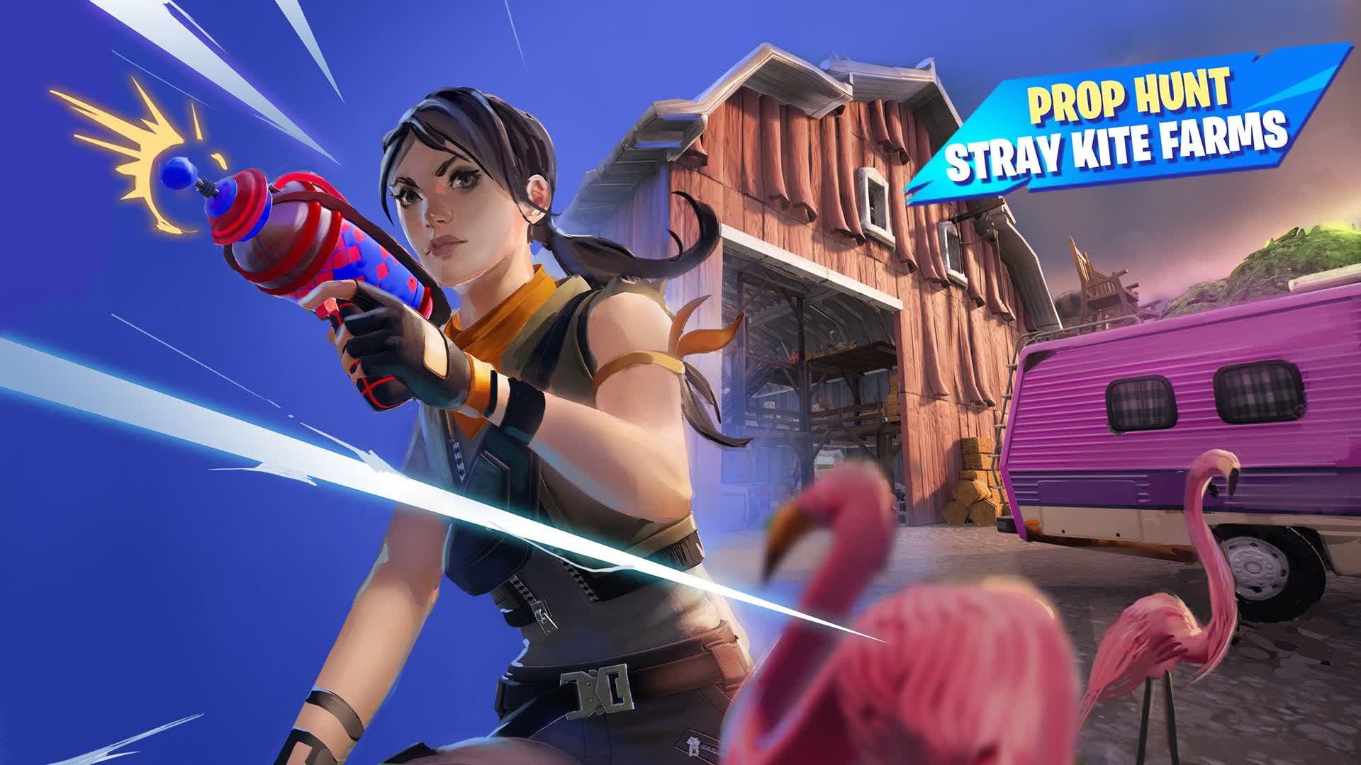 Prop Hunt - Stray Kite Farm — Fortnite Creative map