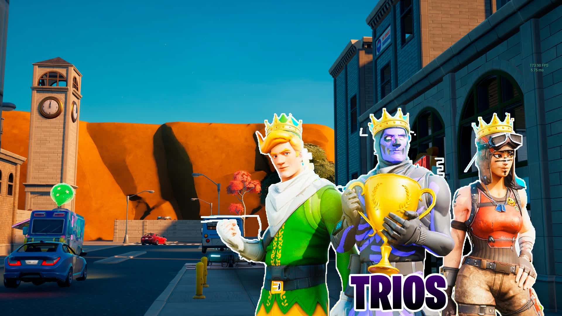 TILTED TRIOS ZONE WARS — Fortnite Creative map