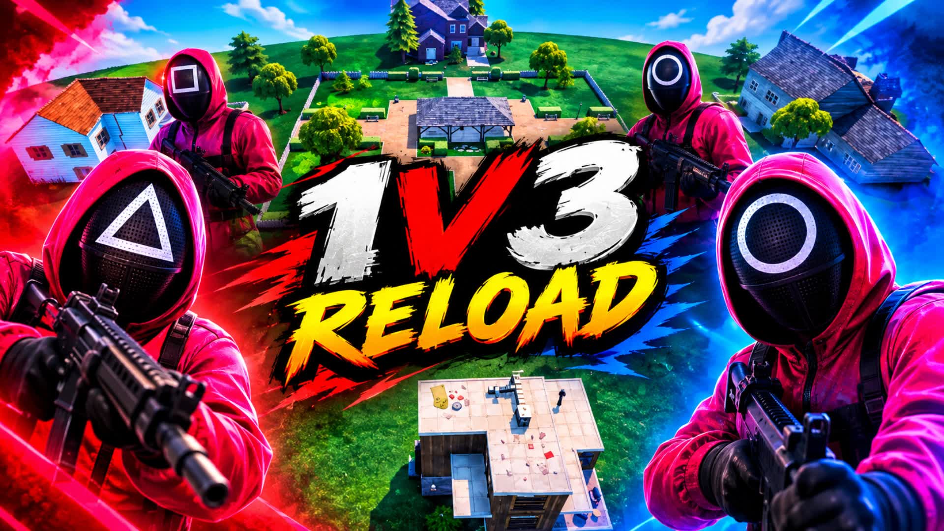 1V3 RELOAD — Fortnite Creative map