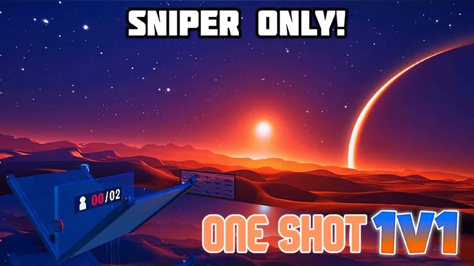 ONE SHOT 1V1🎯 — Fortnite Creative map